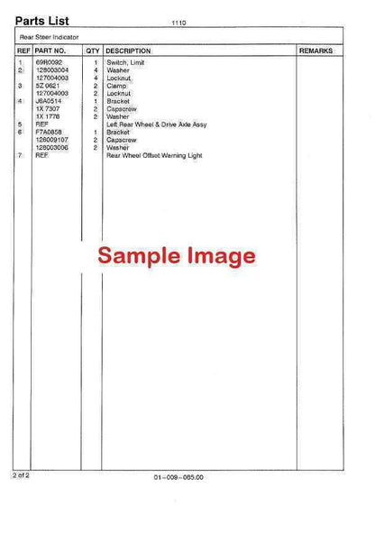Link Belt 175AT Crane Pdf Parts Catalog Manual