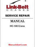 Link Belt HC-108 Crane Pdf Repair Service Manual