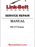 Link Belt HC-77 Crane Pdf Repair Service Manual