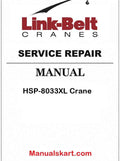 Link Belt HSP-8033XL Crane Pdf Repair Service Manual