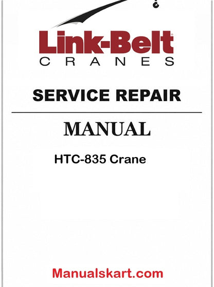 Link Belt HTC-835 Crane Pdf Repair Service Manual
