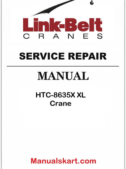 Link Belt HTC-8635X XL Crane Pdf Repair Service Manual 