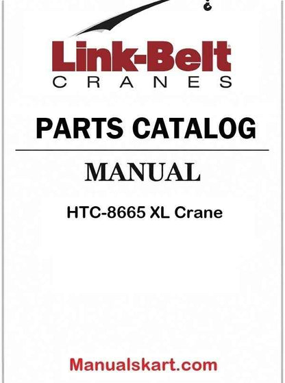 Link Belt HTC-8665 XL Crane Pdf Parts Catalog Manual 