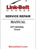 Link Belt HTT-8650XXL Crane Pdf Repair Service Manual
