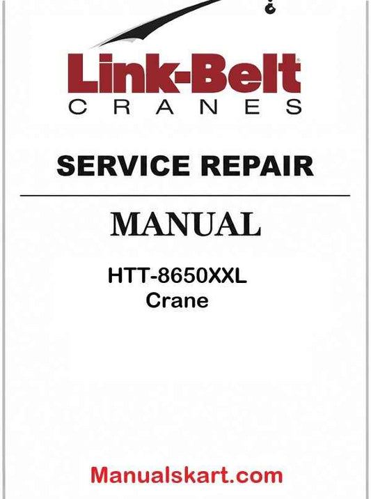 Link Belt HTT-8650XXL Crane Pdf Repair Service Manual