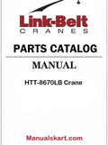 Link Belt HTT-8670LB Crane Pdf Parts Catalog Manual