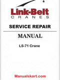 Link Belt LS-71 Crane Pdf Repair Service Manual