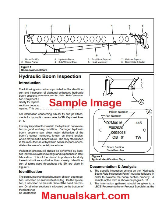 Link Belt Crane Pdf Repair Service Manual Download