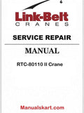 Link Belt RTC-80110 II Crane Pdf Repair Service Manual