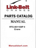 Link Belt RTC-80110XP II Crane Pdf Parts Catalog Manual