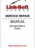 Link Belt RTC-80150XP II Crane Pdf Repair Service Manual