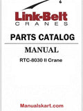 Link Belt RTC-8030 II Crane Pdf Parts Catalog Manual