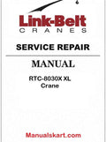 Link Belt RTC-8030X XL Crane Pdf Repair Service Manual