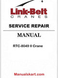 Link Belt RTC-8049 II Crane Pdf Repair Service Manual