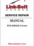 Link Belt RTC-8065CE II Crane Pdf Repair Service Manual