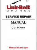Link Belt TC-218 Crane Pdf Repair Service Manual