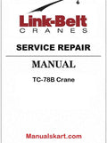 Link Belt TC-78B Crane Pdf Repair Service Manual