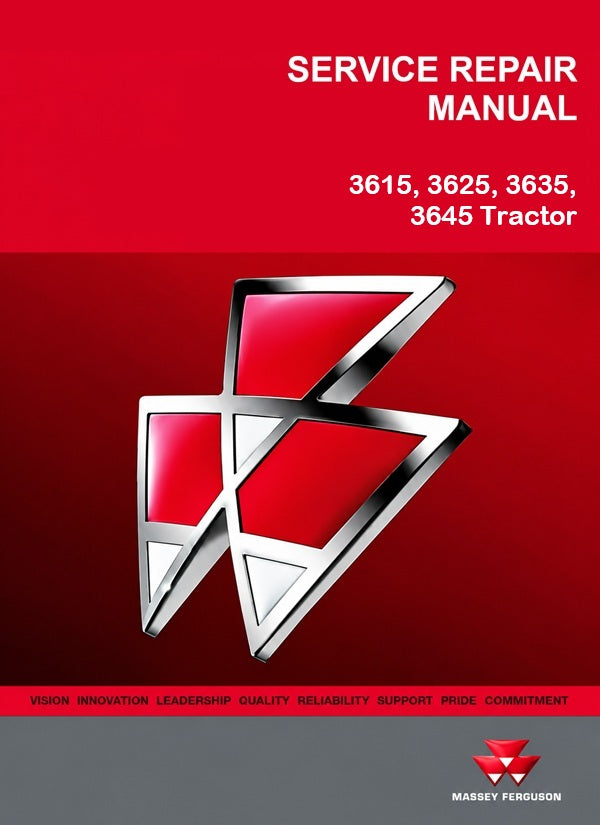Massey Ferguson 3615, 3625, 3635, 3645 Tractor Pdf Repair Service Manual