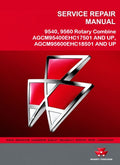 Massey Ferguson 9540, 9560 Rotary Combine Pdf Repair Service Manual