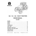New Holland 100 115 135 160 HP Tractor Pdf Repair Service Manual Vol 1 (P. Nb. 6035432100)