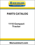 New Holland 1110 Compact Tractor Pdf Parts Catalog Manual