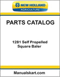 New Holland 1281 Self Propelled Square Baler Pdf Parts Catalog Manual