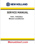 New Holland 1441, 1442 Disc Mower-conditioner Pdf Repair Service Manual (p. Nb. 86614447)