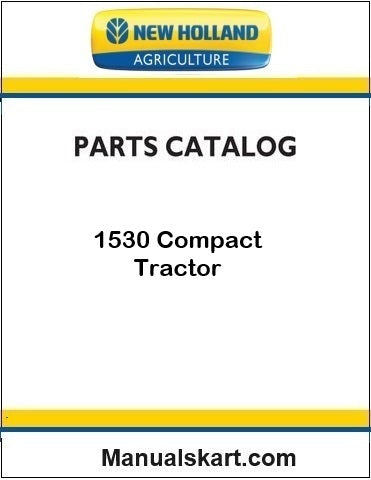 New Holland 1530 Compact Tractor Pdf Parts Catalog Manual