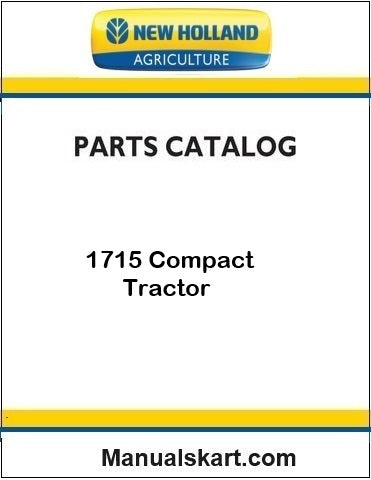 New Holland 1715 Compact Tractor Pdf Parts Catalog Manual