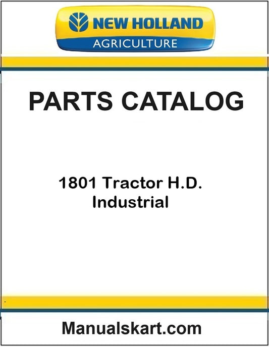 New Holland 1801 Tractor H.D. Industrial Pdf Parts Catalog Manual