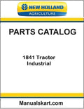 New Holland 1841 Tractor Industrial Pdf Parts Catalog Manual