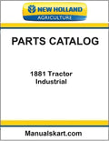 New Holland 1881 Tractor Industrial Pdf Parts Catalog Manual