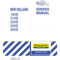 New Holland 18HB, 21HB, 25HB, 30HB, 36HB Draper Headers Pdf Repair Service Manual (p. Nb. 84157369)