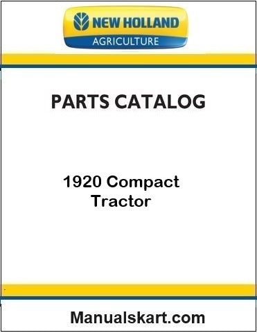 New Holland 1920 Compact Tractor Pdf Parts Catalog Manual