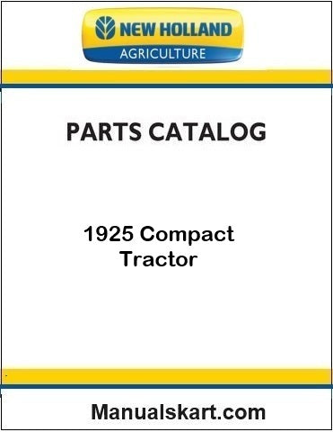 New Holland 1925 Compact Tractor Pdf Parts Catalog Manual