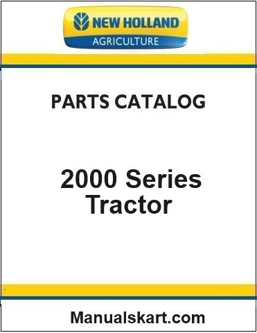 New Holland 2000 Series Tractor Pdf Parts Catalog Manual (3 Cyl)