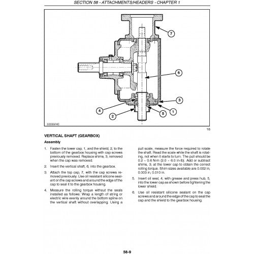 New Holland 2353 Discbine Disc Header Pdf Repair Service Manual (p. Nb. 87385437) 2