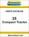 New Holland 25 Compact Tractor Pdf Parts Catalog Manual (Work Master)