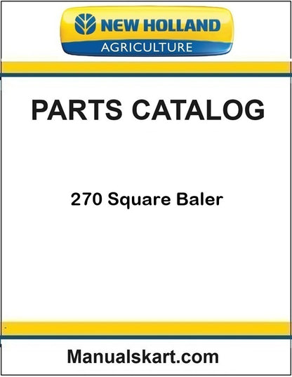New Holland 270 Square Baler Pdf Parts Catalog Manual