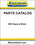 New Holland 280 Square Baler Pdf Parts Catalog Manual