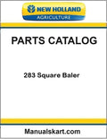 New Holland 283 Square Baler Pdf Parts Catalog Manual