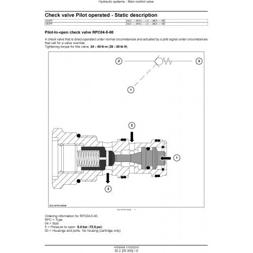 New Holland 300FP, 380FP Header Pdf Repair Service Manual (P. Nb. 47998488) 2