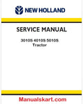 New Holland 3010S 4010S 5010S Tractor Pdf Repair Service Manual (p. Nb. 86566833)