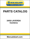 New Holland 3400 LAVERDA Combine Pdf Parts Catalog Manual