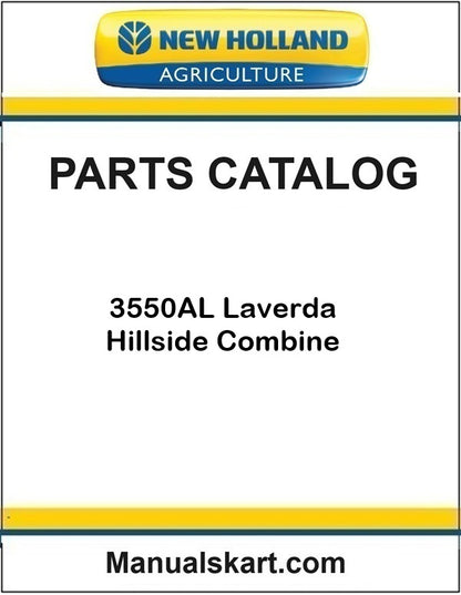 New Holland 3550AL Laverda Hillside Combine Pdf Parts Catalog Manual