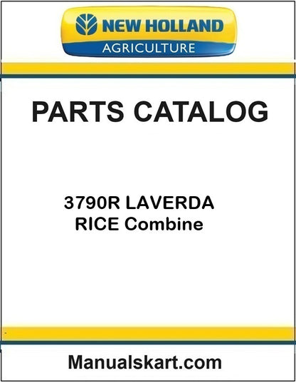 New Holland 3790R LAVERDA RICE Combine Pdf Parts Catalog Manual