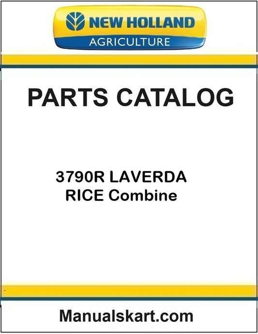 New Holland 3790R LAVERDA RICE Combine Pdf Parts Catalog Manual