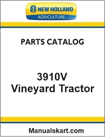 New Holland 3910V Vineyard Tractor Pdf Parts Catalog Manual