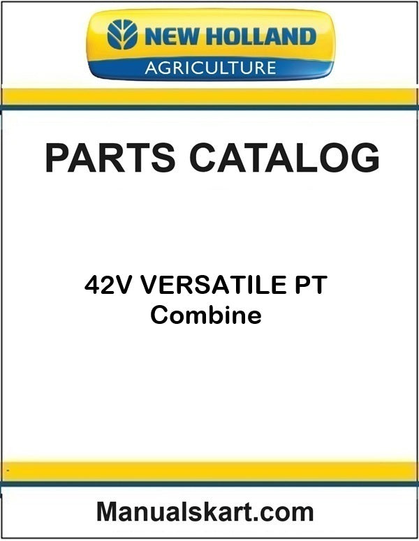 New Holland 42V VERSATILE PT Combine Pdf Parts Catalog Manual