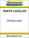 New Holland 505 Square Baler Pdf Parts Catalog Manual